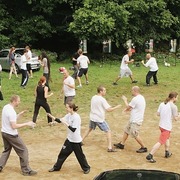 Letní škola „Tvrz Holešice“ -  Sifu Roman Lázeňský a Jiří Schwertner